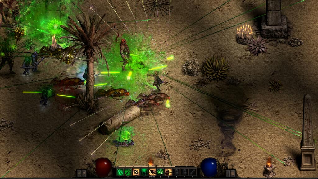 A large boss encounter in Shadow Dungeon