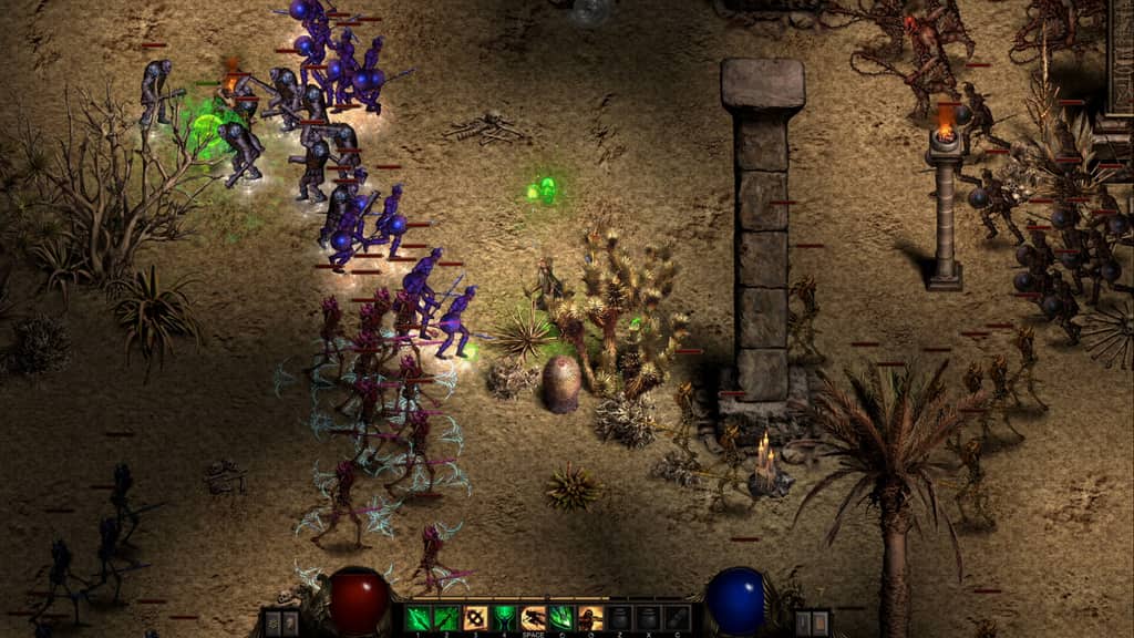 A dark campaign dungeon environment in Shadow Dungeon